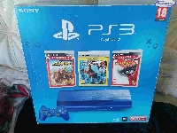Playstation 3 Ultra Slim bleu 500GO + MotorStorm + Uncharted 2 + God of War 3 mini1