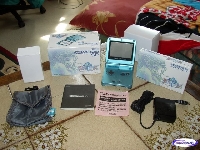 Game Boy Advance SP "Mana Blue Edition" mini1